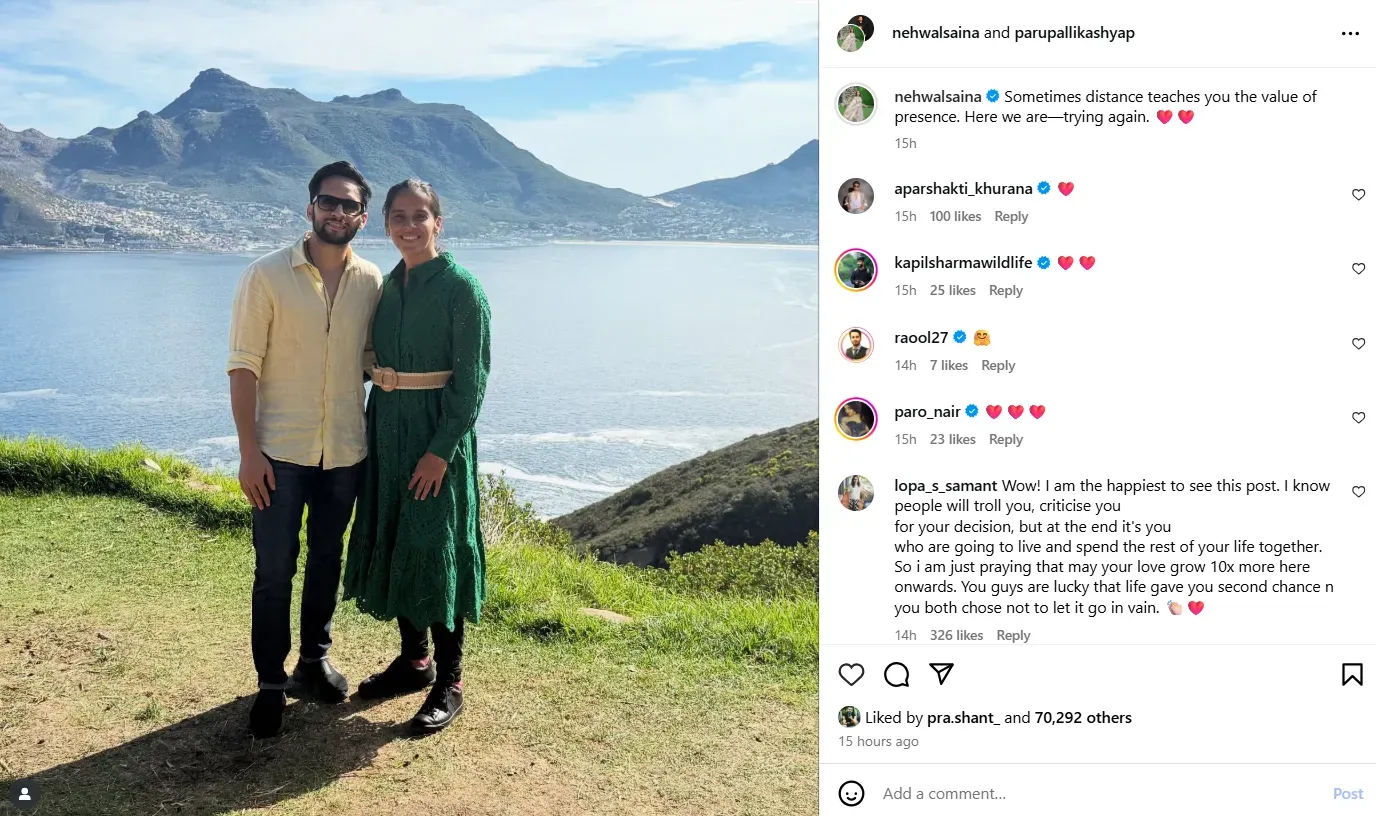 Saina Nehwal on her relatioship