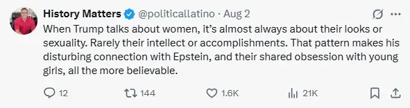Donald Trump on Karoline Leavitt