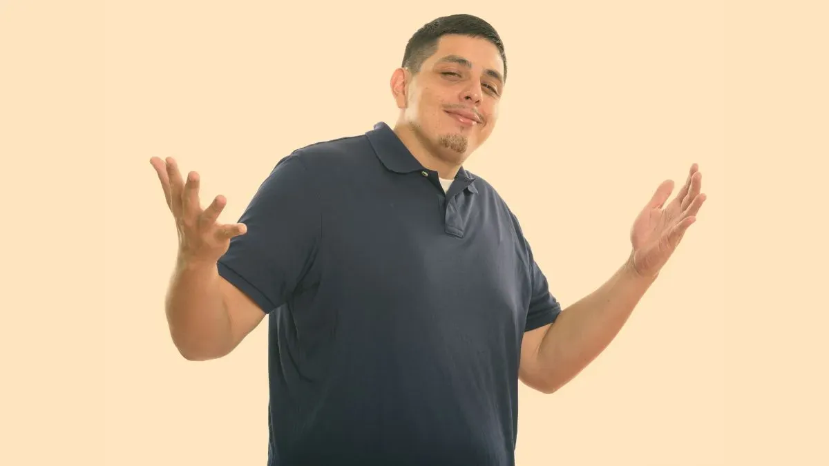 indian obese man