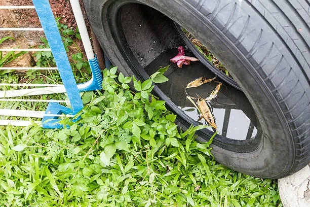 water in tyre