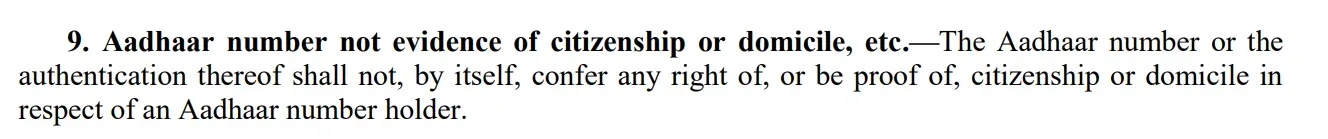 Aadhaar Act