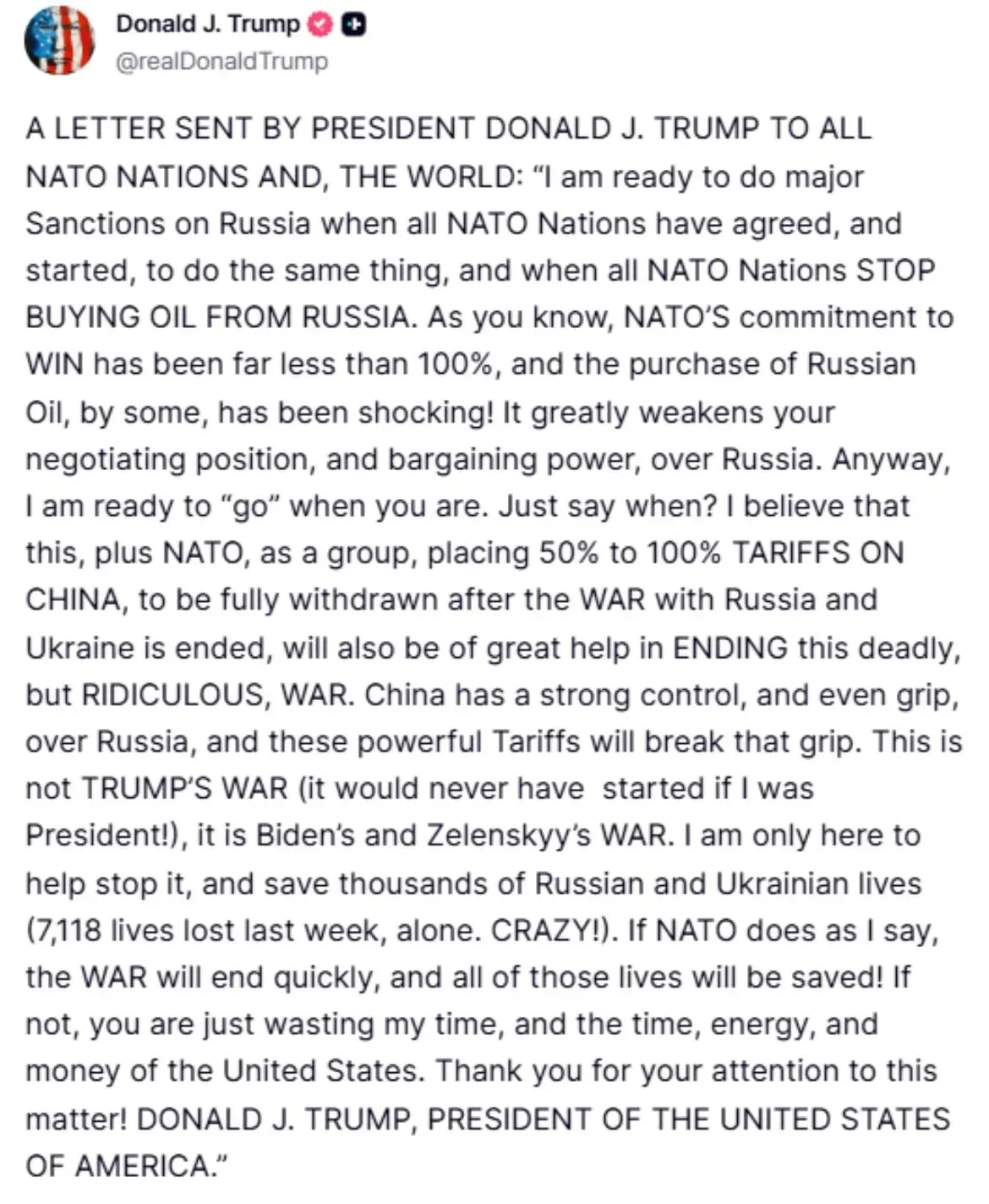 Donald Trump China Russia