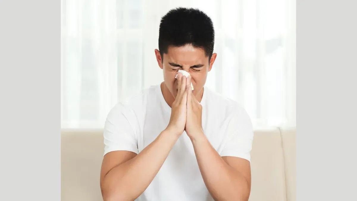 sneezing