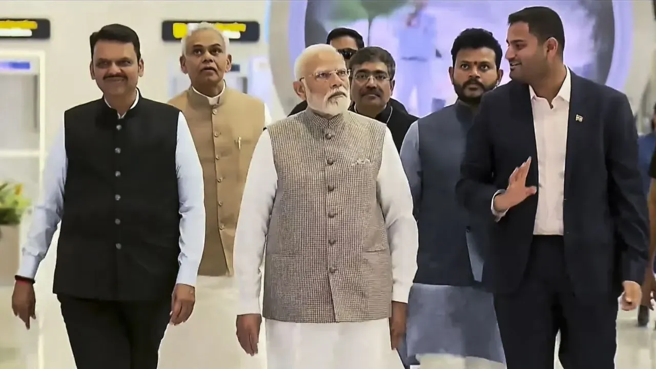 PM Narendra Modi Navi Mumbai International Airport