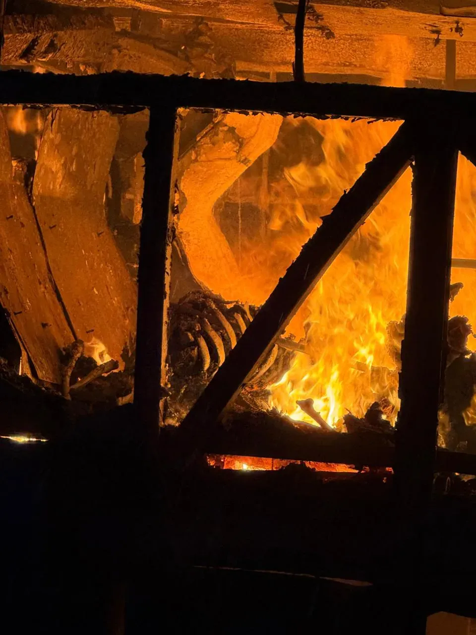 hyderabad bus fire 1