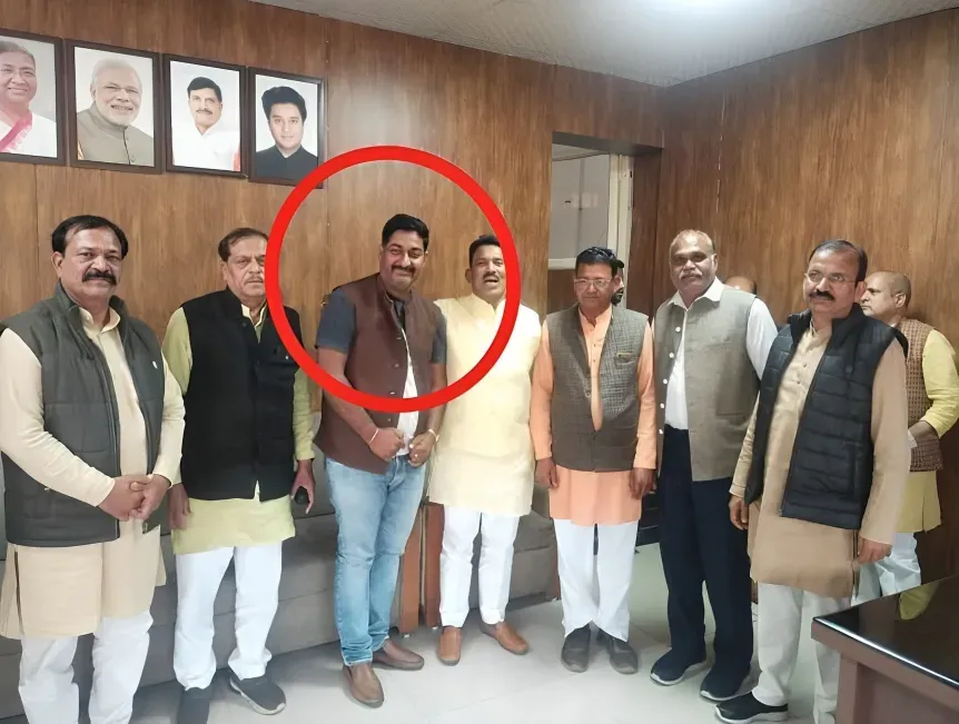 mp bjp leader killed farmer