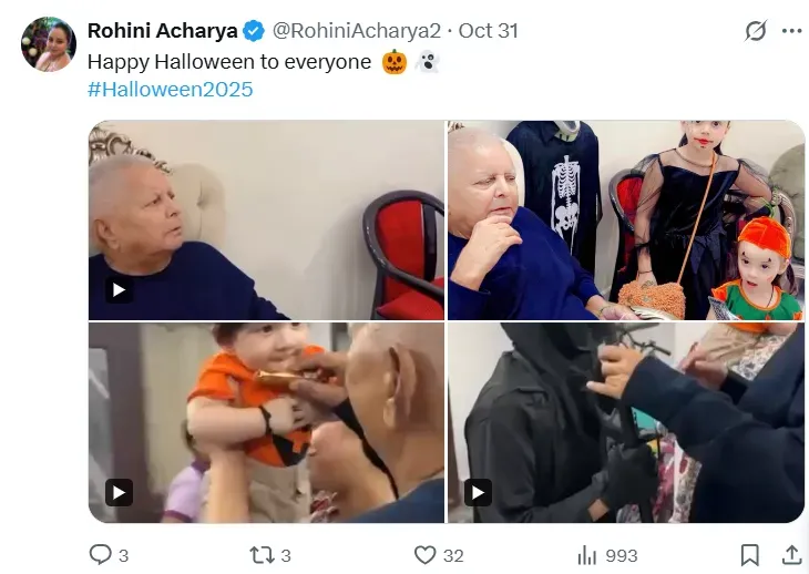 lalu yadav halloween celebration