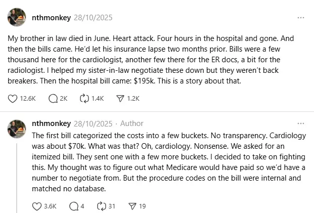 person used AI chatbot to slash down a hospital bill by over Rs 1 crore