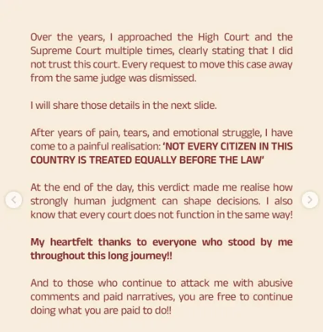 bhavna menon post on insta