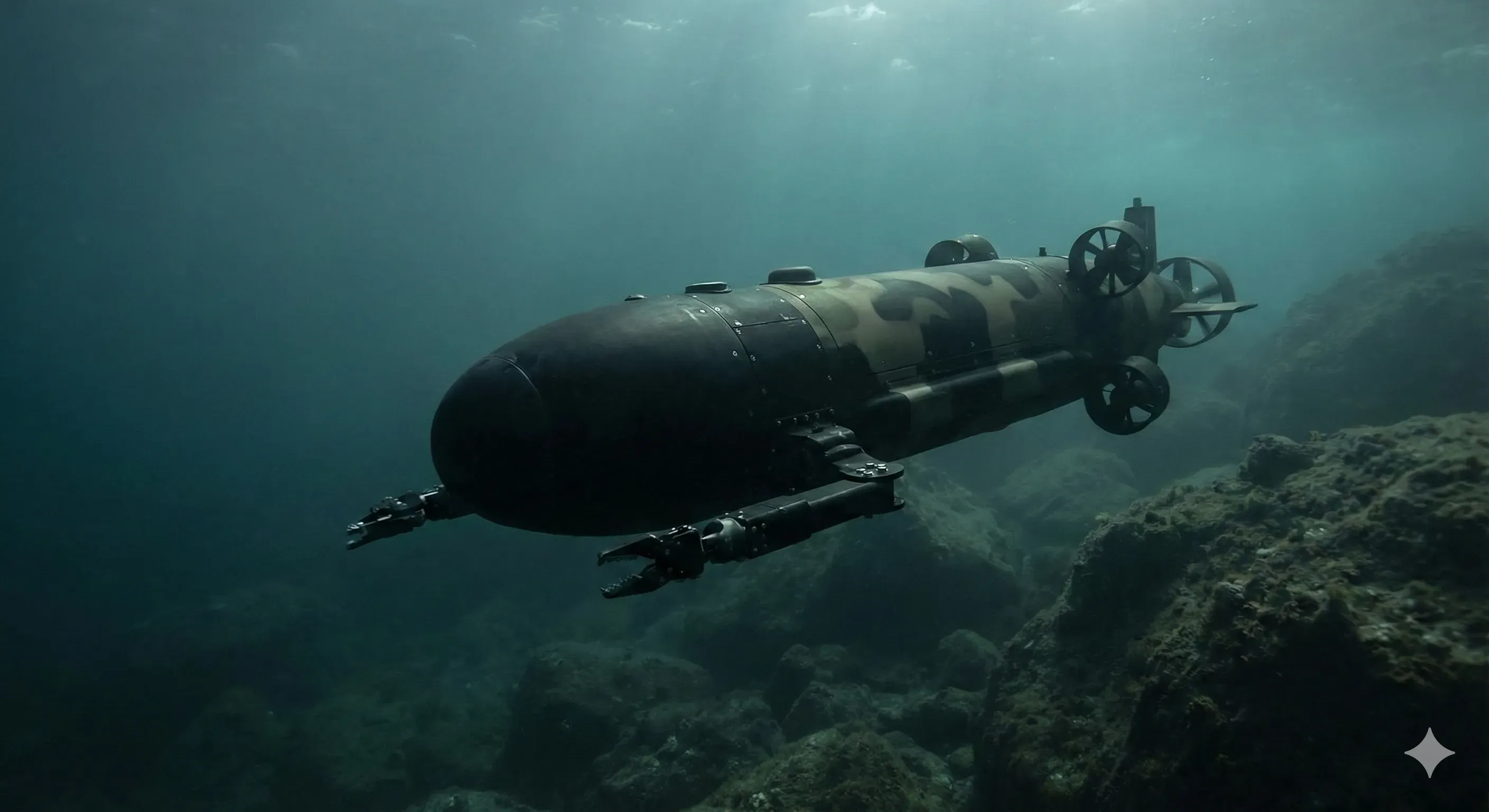 attacker underwater drone