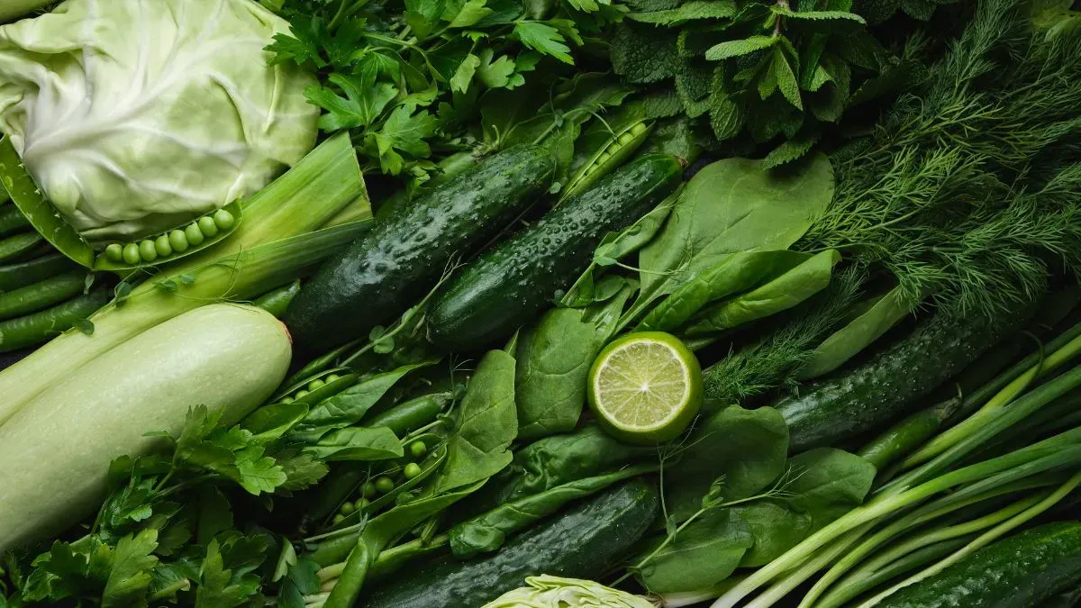 green leafy vegetables