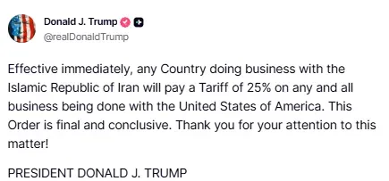 trump iran tarrif
