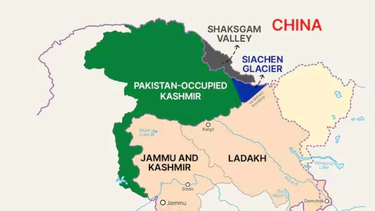 shaksgam valley position