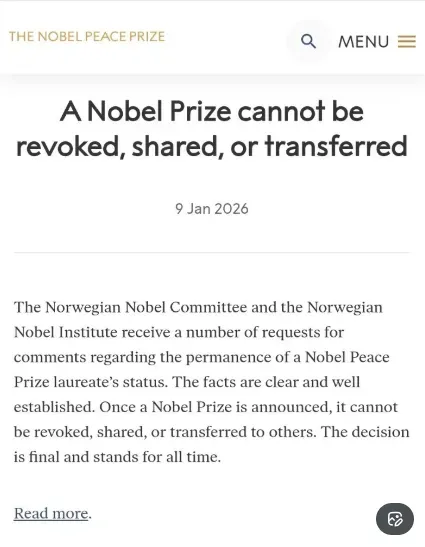 nobel peace prize