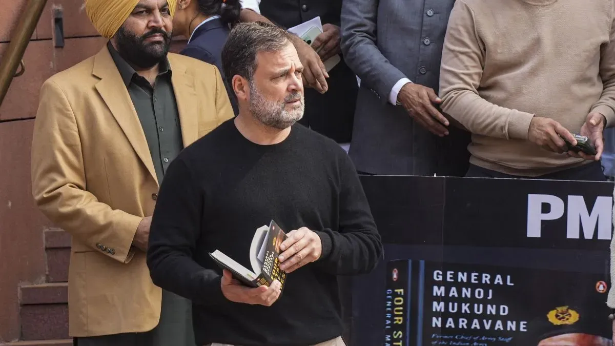 rahul gandhi mm naravane book