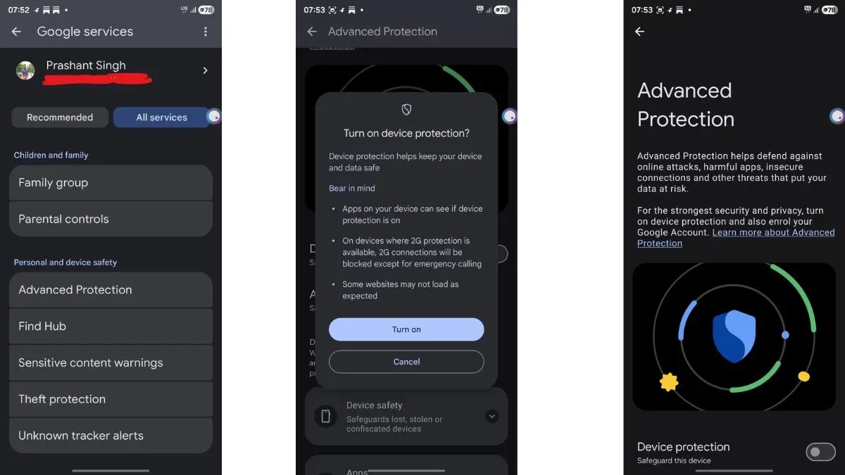 Advanced Device Protection