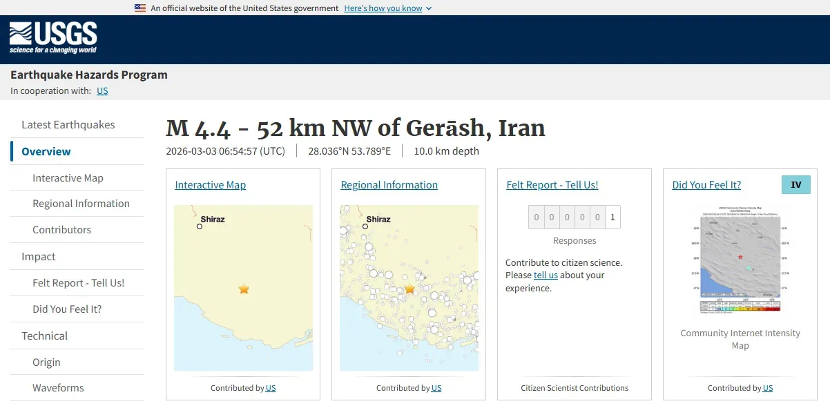 Iran Earthquake