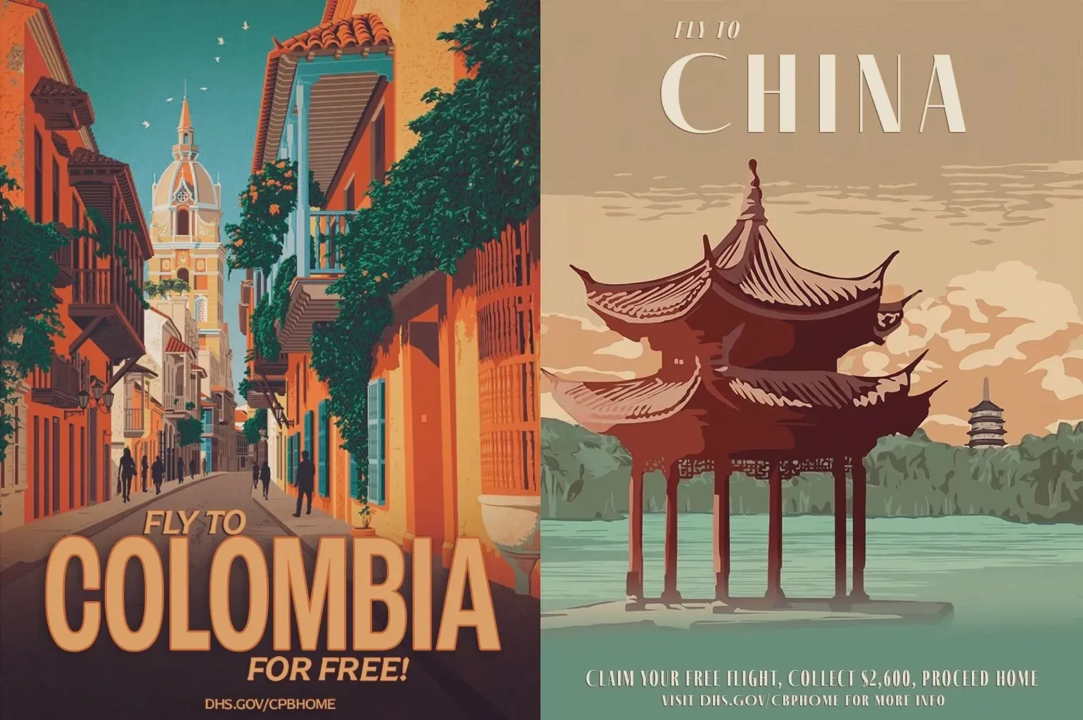 America Columbia China