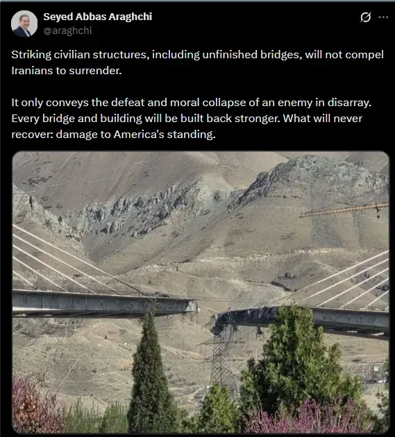 us israel attack on iran highest bridge b1