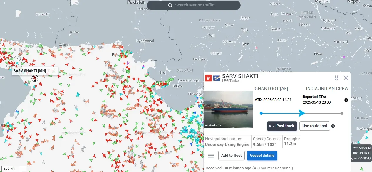 indian lpg tanker sarv shakti