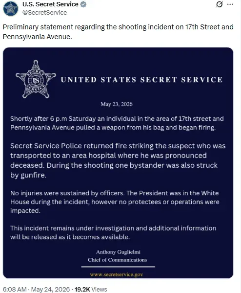 White House Shooting