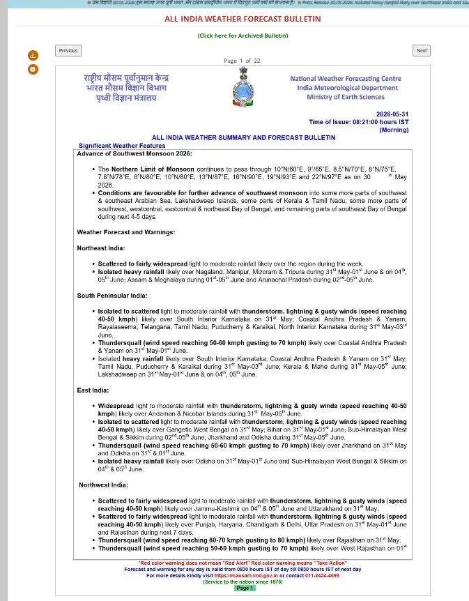 IMD Report