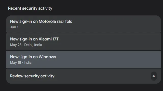 Google Settings