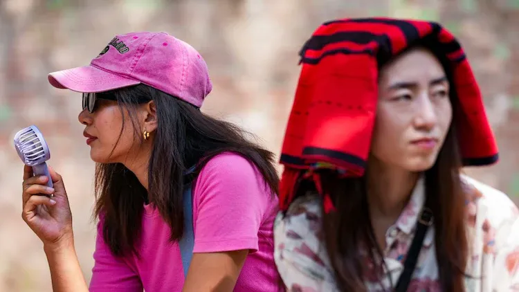 Heat wave in North India
