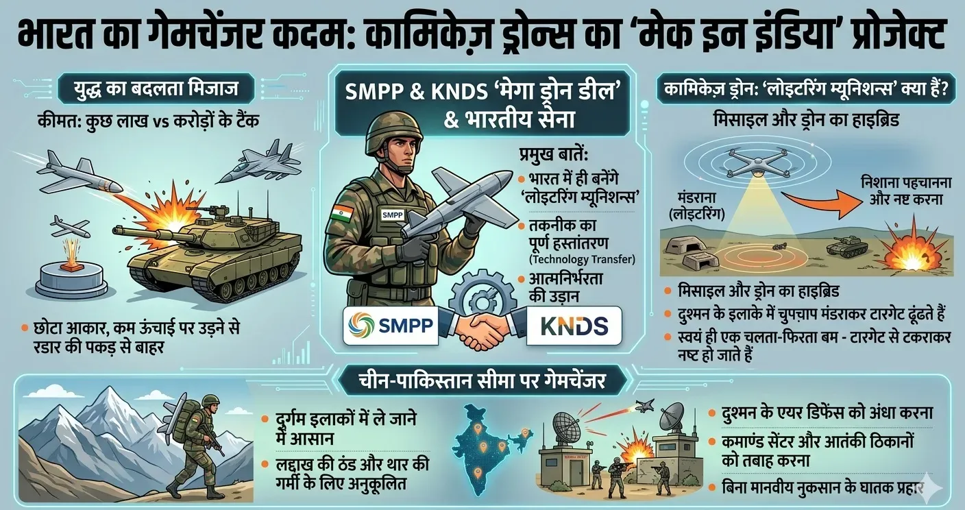 एयर डिफेंस बनाम ड्रोन (AI की मदद से तैयार ग्राफिक्स)