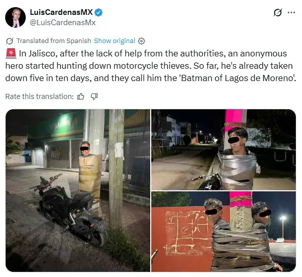 X post by LuisCardenasMx