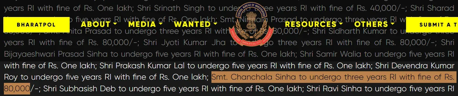 cbi court chaibasa