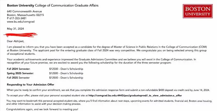 Abhijeet Dipke Scholarship