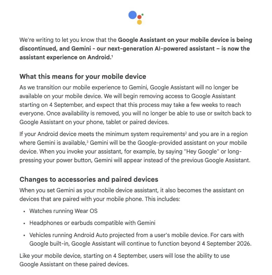google assistant