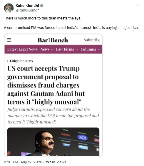 rahul gandhi adani