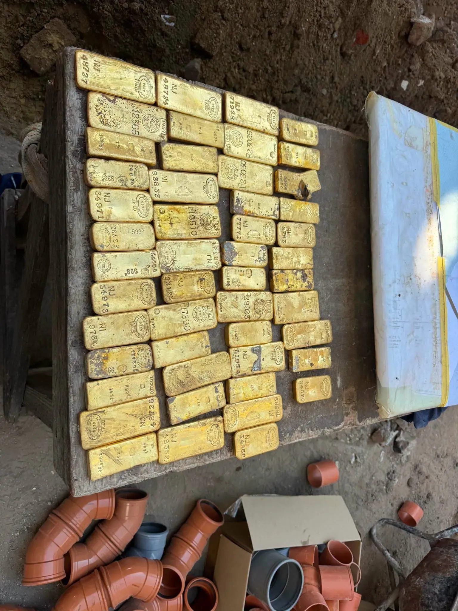 belgium boy finds gold in hidden inside wall