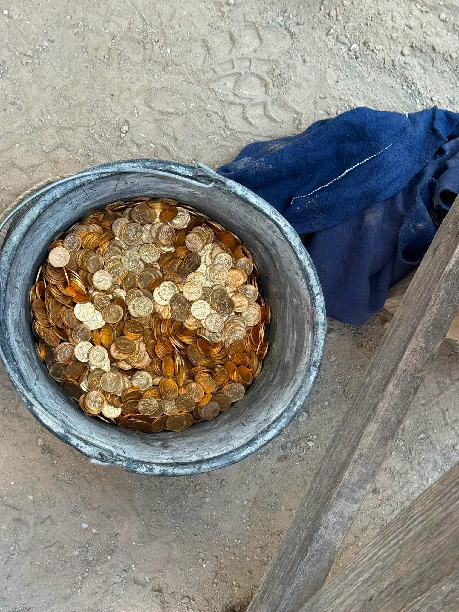 belgium boy finds gold in hidden inside wall
