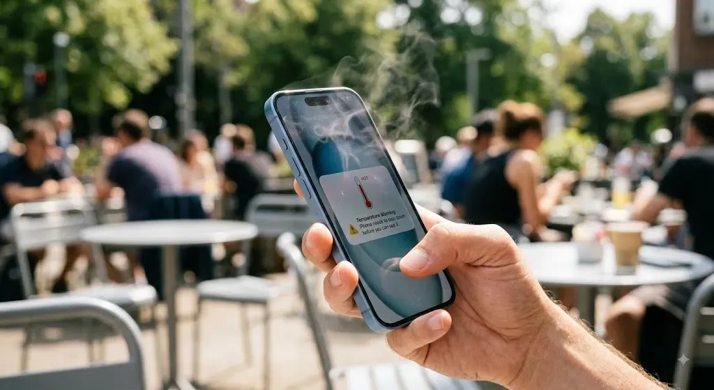 iphone 15 heat