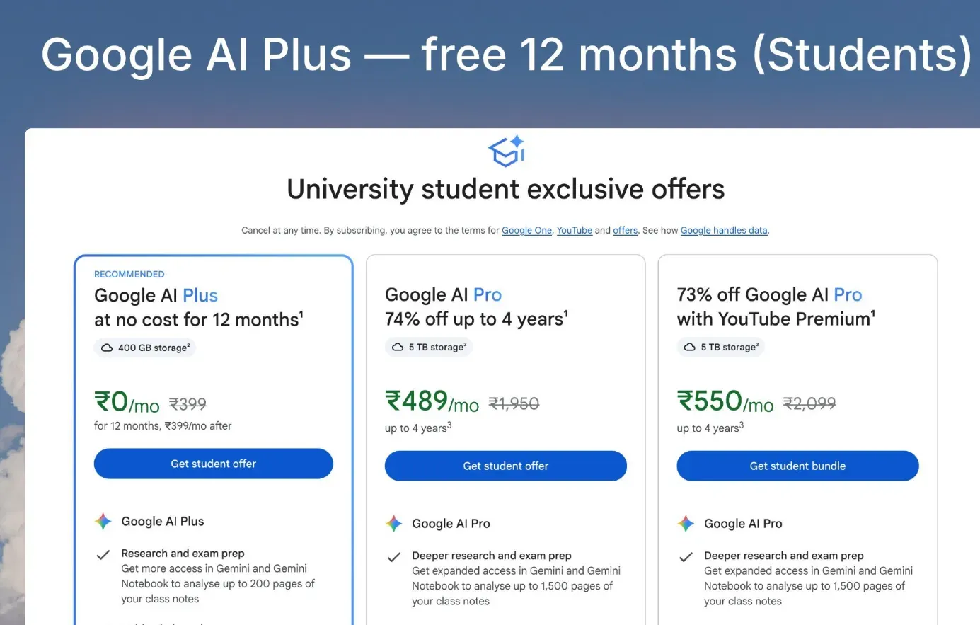 Google AI Plus