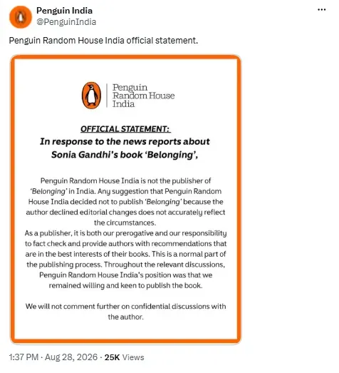 penguin sonia gandhi