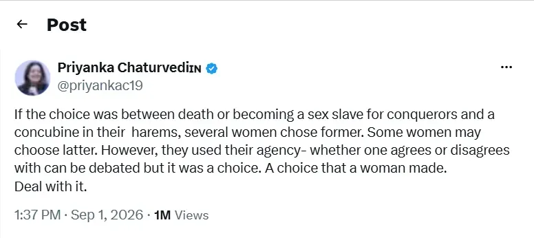 priyanka chaturvedi