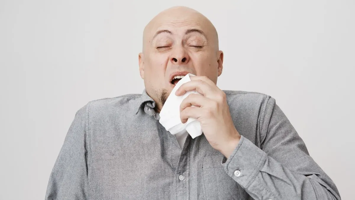 sneezing