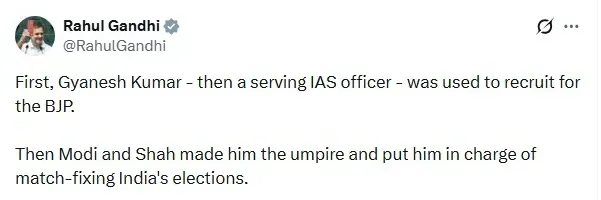 rahul gandhi gyanesh kumar