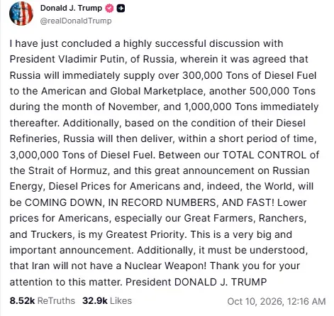 trump truth social