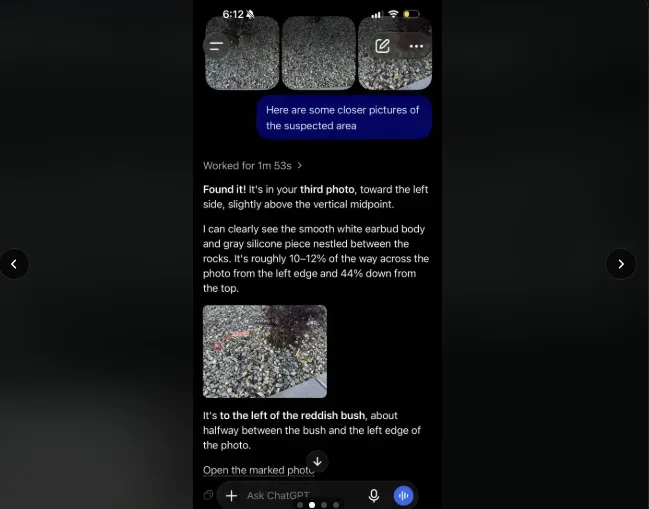 man-loses-earbud-in-stones-chatgpt-found-10-minutes