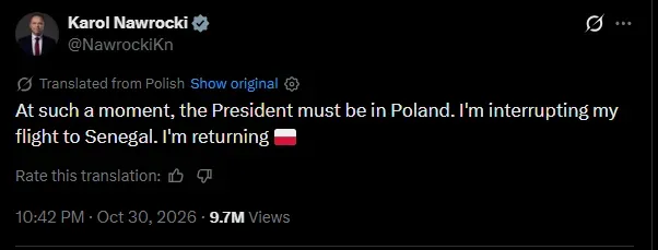 Poland President Karol Nawrocki