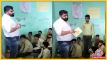 Hansraj slaps a student 