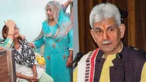 LG Manoj Sinha and family of victim Rajni Bala
