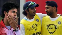 Sreesanth+Harbhajan