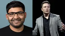 Twitter CEO Parag Agrawal and Elon Musk