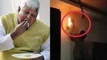 laalu yadav wall fan caught fire